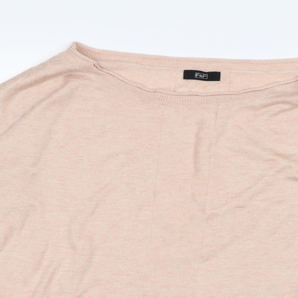 F&F Womens Pink   Pullover Jumper Size 12