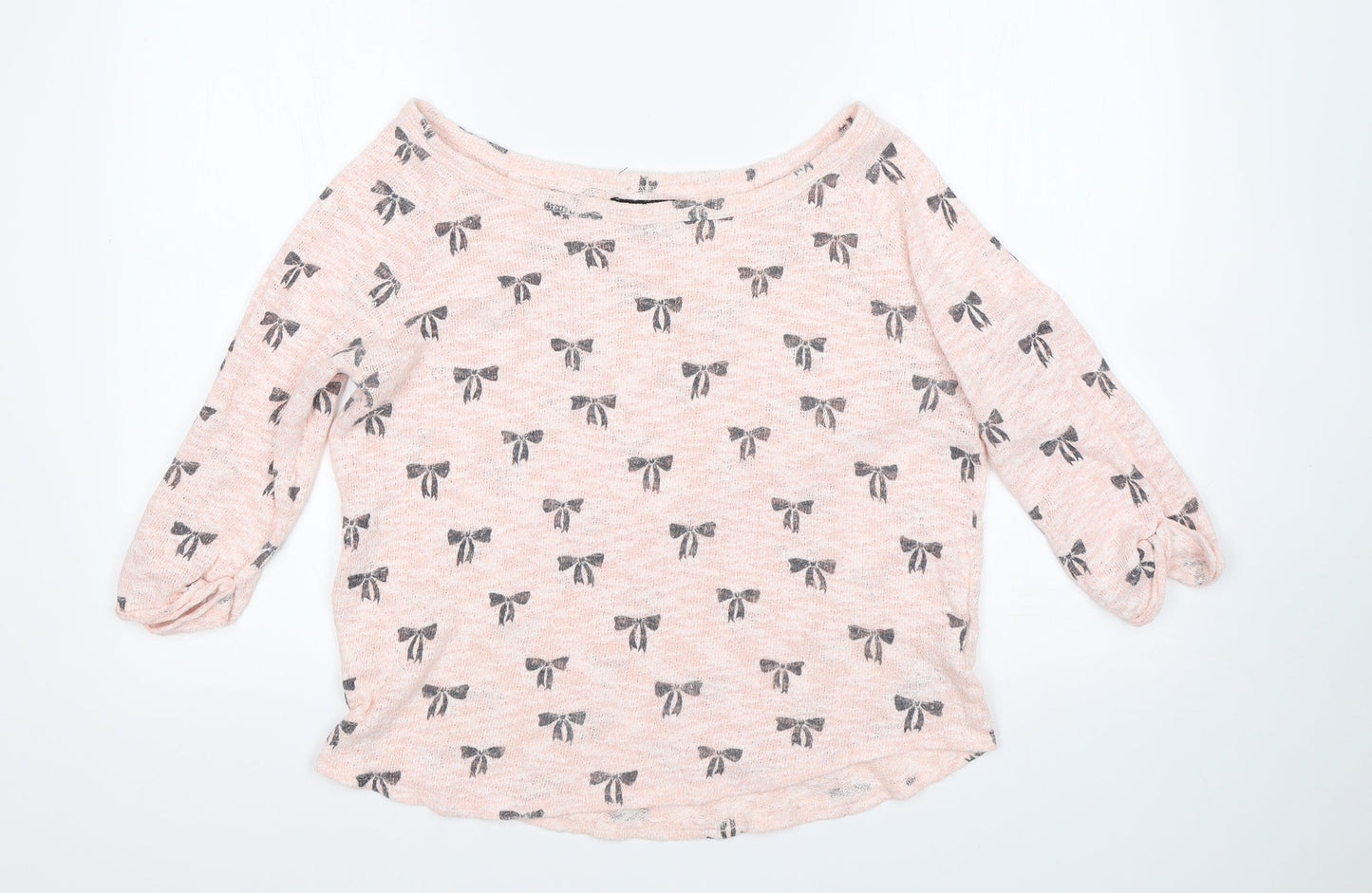 Womens UK Size 14 New Look Pink Pullover Jumper