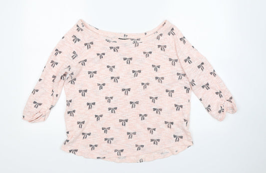 Womens UK Size 14 New Look Pink Pullover Jumper