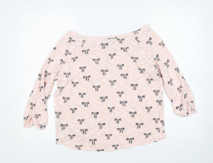 Womens UK Size 14 New Look Pink Pullover Jumper
