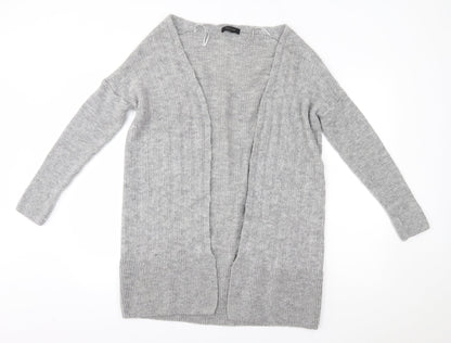 Womens UK Size 10 River Island Grey Cardigan Jumper