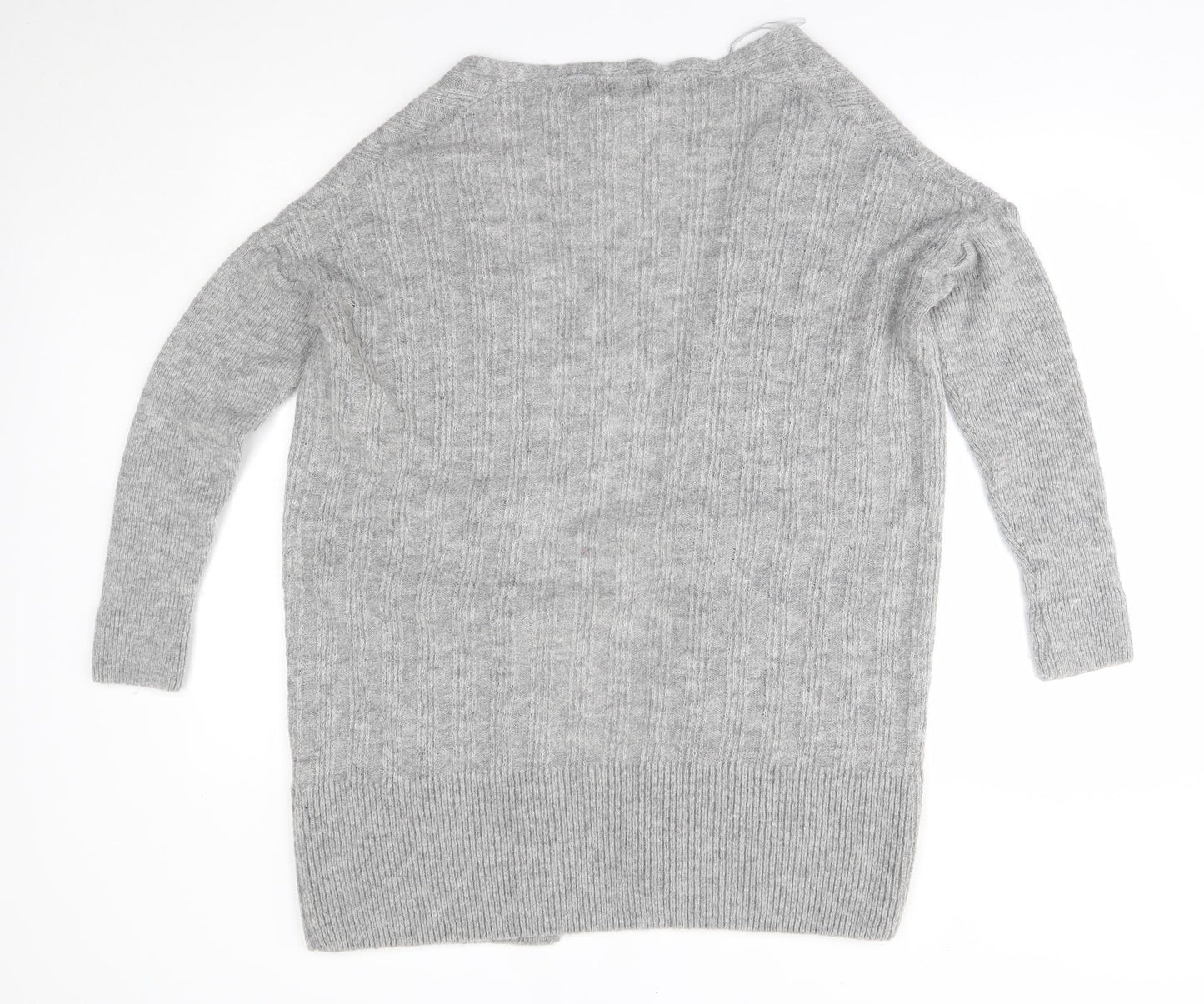 Womens UK Size 10 River Island Grey Cardigan Jumper