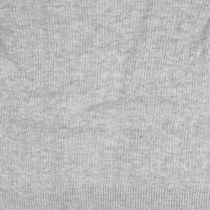 Womens UK Size 10 River Island Grey Cardigan Jumper