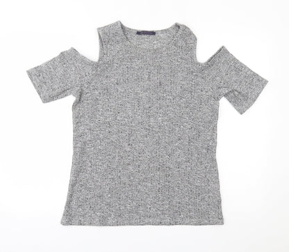 M&S Womens Grey   Pullover Jumper Size 16