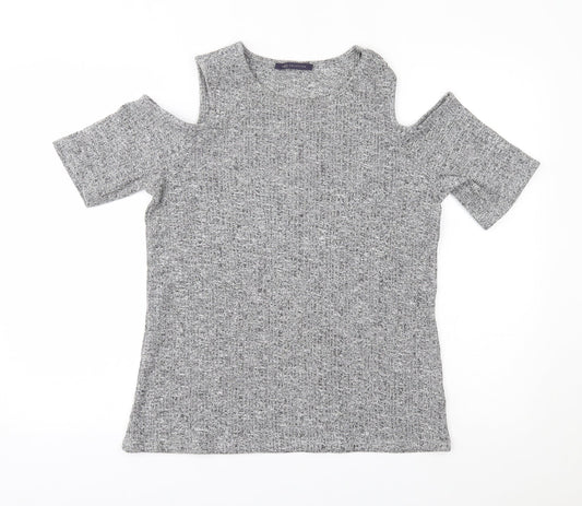 M&S Womens Grey   Pullover Jumper Size 16