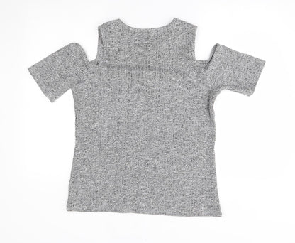 M&S Womens Grey   Pullover Jumper Size 16