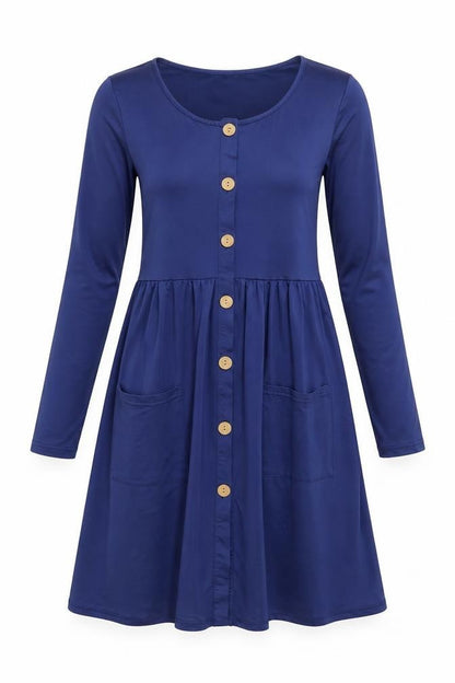 Preworn Womens Blue   A-Line  Size M