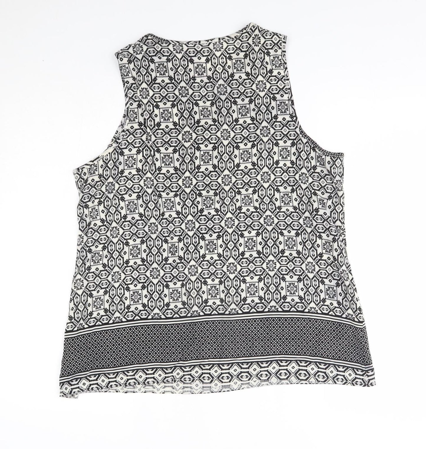Womens UK Size 16 New Look Grey Basic Blouse