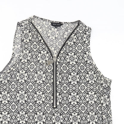 Womens UK Size 16 New Look Grey Basic Blouse