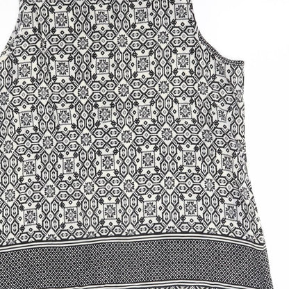 Womens UK Size 16 New Look Grey Basic Blouse