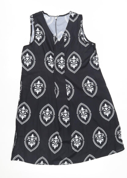 Preworn Womens Black   A-Line  Size M