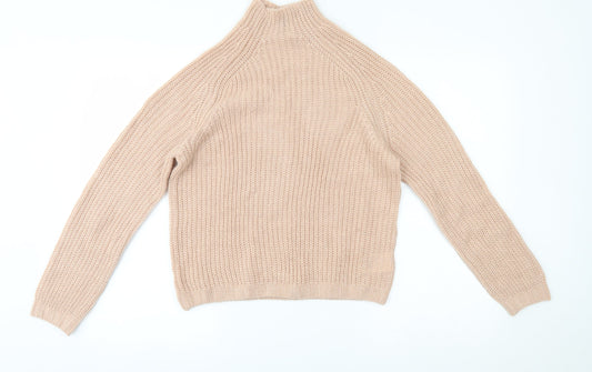 Womens UK Size S H&M Pink Pullover Jumper