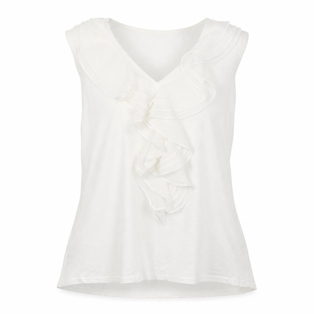 Womens UK Size L H&M White Basic Blouse
