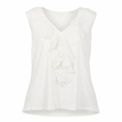 Womens UK Size L H&M White Basic Blouse