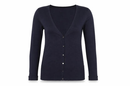 Womens UK Size 12 Matalan Blue Cardigan Jumper