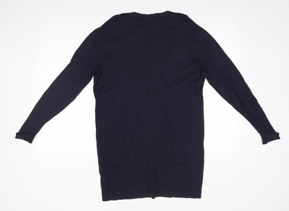 Womens UK Size 12 Matalan Blue Cardigan Jumper