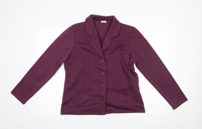 Womens UK Size 12 Damart Red Jacket