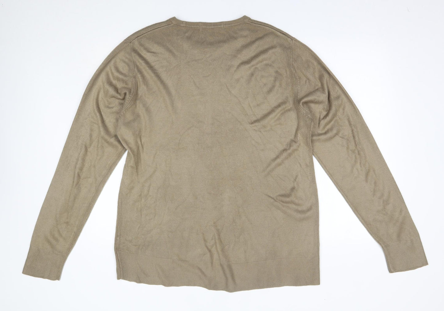 Topman Mens Gold   Pullover Jumper Size L