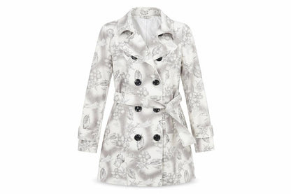 Womens UK Size 8 izabel White Overcoat
