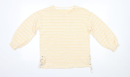 Womens UK Size 12 Matalan Yellow Pullover Jumper