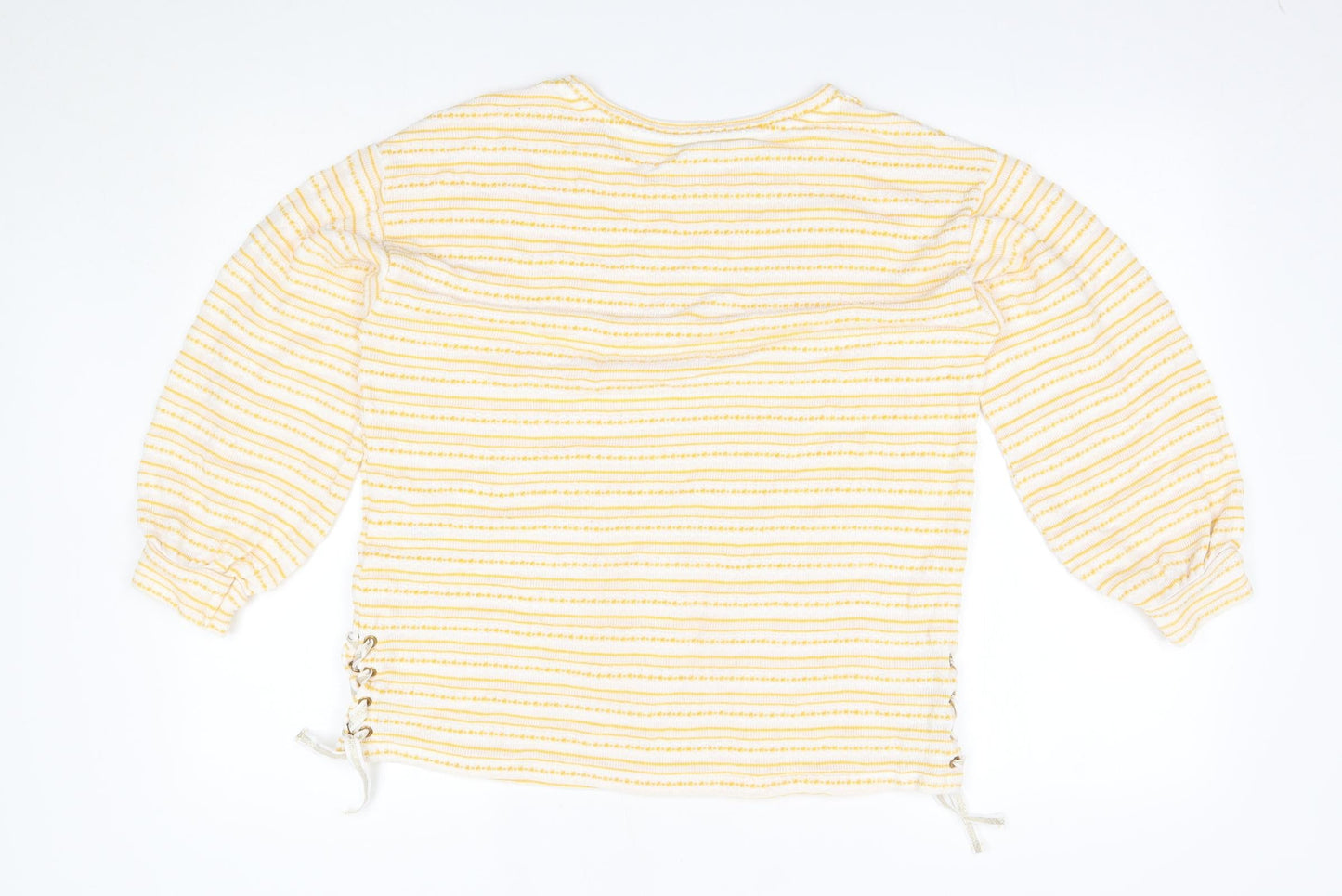 Womens UK Size 12 Matalan Yellow Pullover Jumper