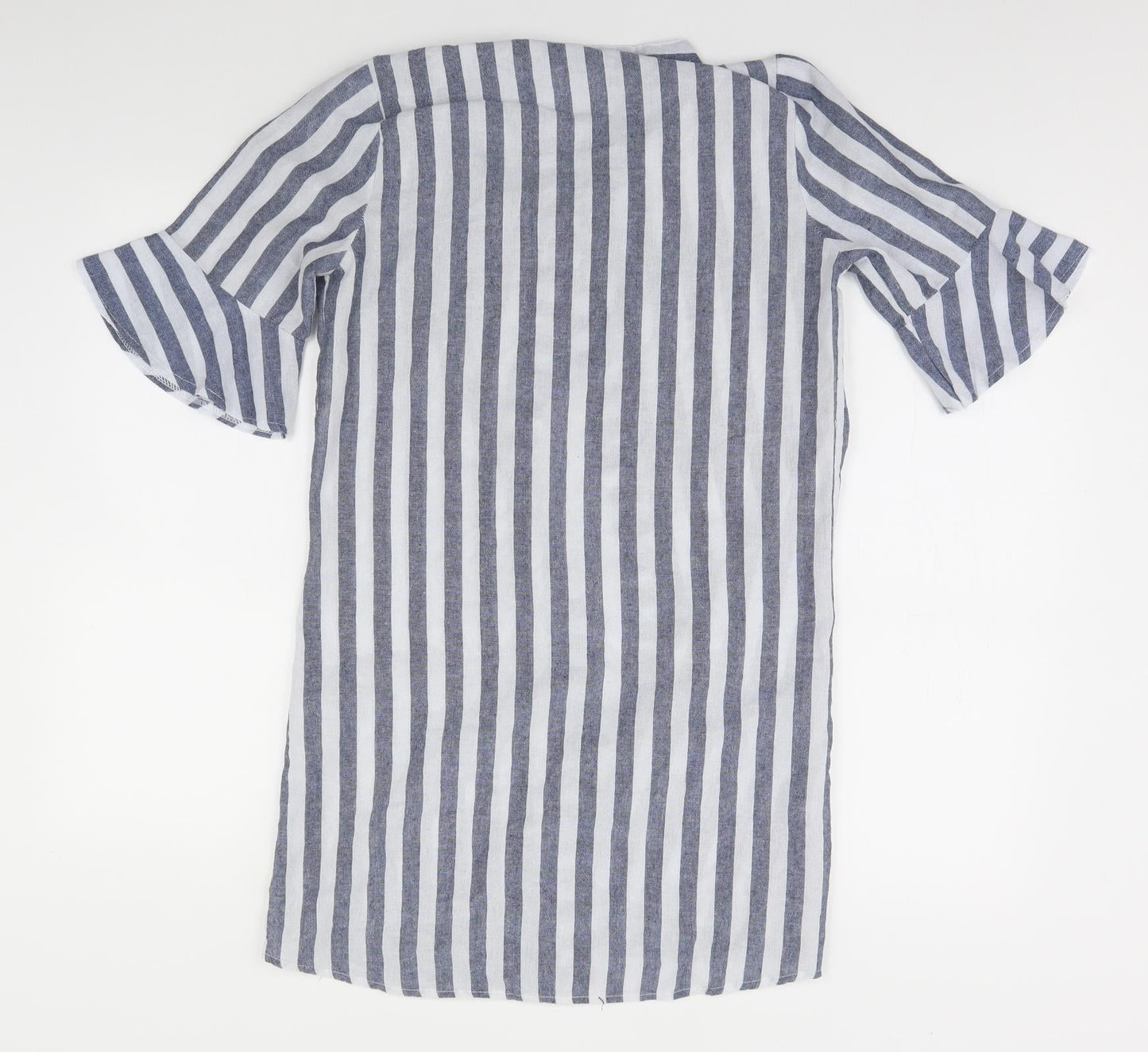 Preworn Womens Blue Striped  Top Pyjama Top