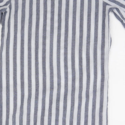 Preworn Womens Blue Striped  Top Pyjama Top
