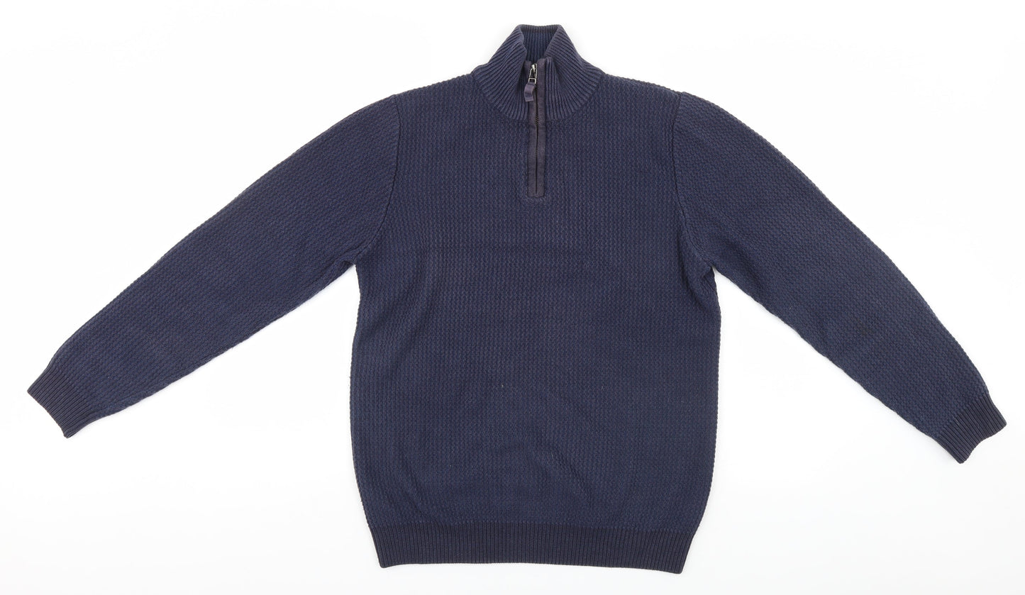Marks and Spencer Mens Blue   Pullover Jumper Size S