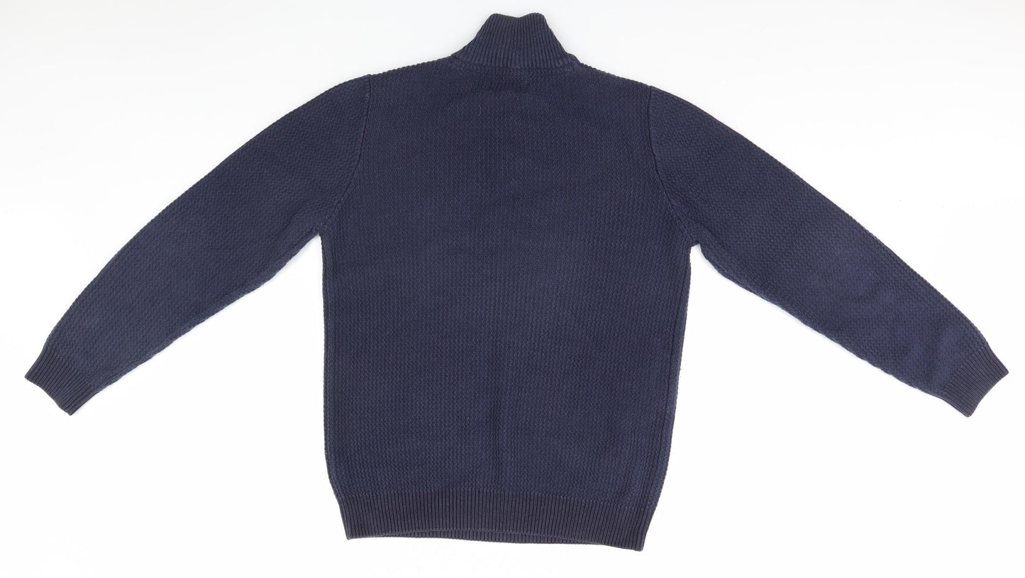 Marks and Spencer Mens Blue   Pullover Jumper Size S