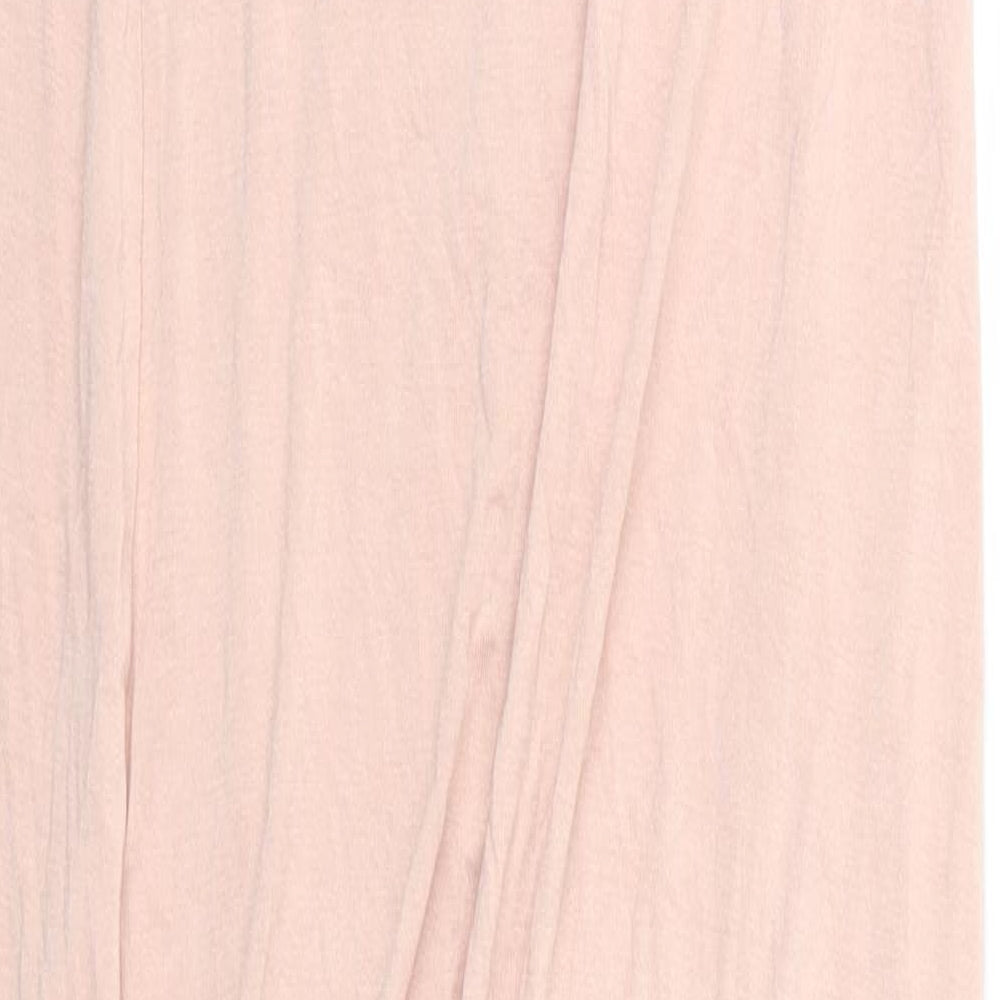 Boohoo Womens Pink   Pencil Dress  Size 10