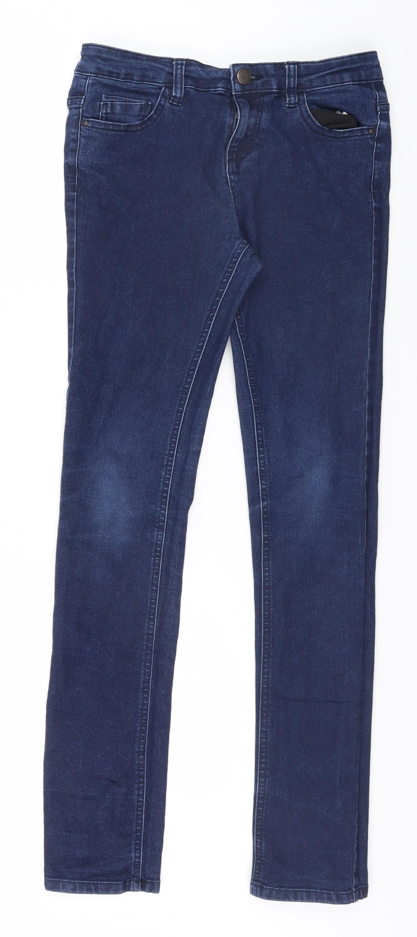 Denim & Co. Womens Blue   Skinny Jeans Size 6 L30 in