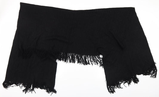 Womens UK Size One Size Marks and Spencer Black Wrap Jumper