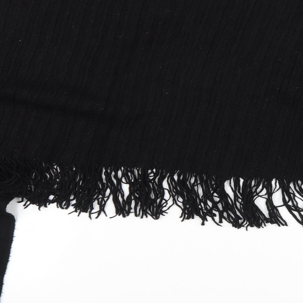Womens UK Size One Size Marks and Spencer Black Wrap Jumper