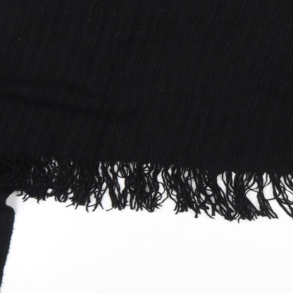 Womens UK Size One Size Marks and Spencer Black Wrap Jumper
