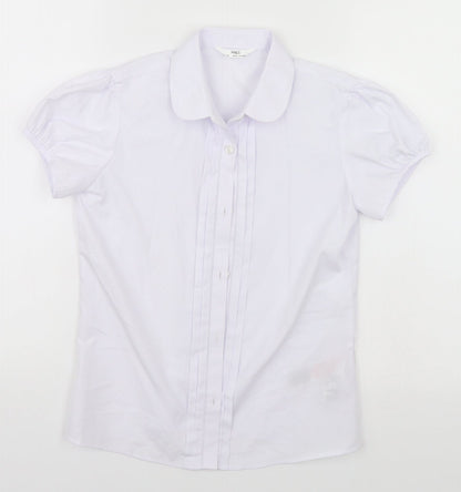 Marks and Spencer Boys Blue   Basic Button-Up Size 10-11 Years