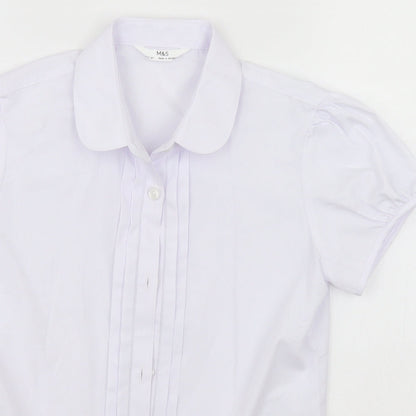 Marks and Spencer Boys Blue   Basic Button-Up Size 10-11 Years