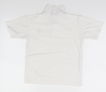 Innovation Boys White   Basic Polo Size 8-9 Years