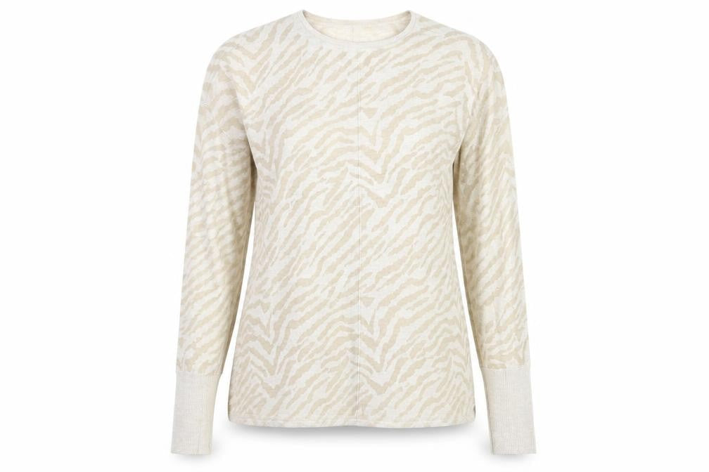 Womens UK Size S H&M Beige Basic T-Shirt