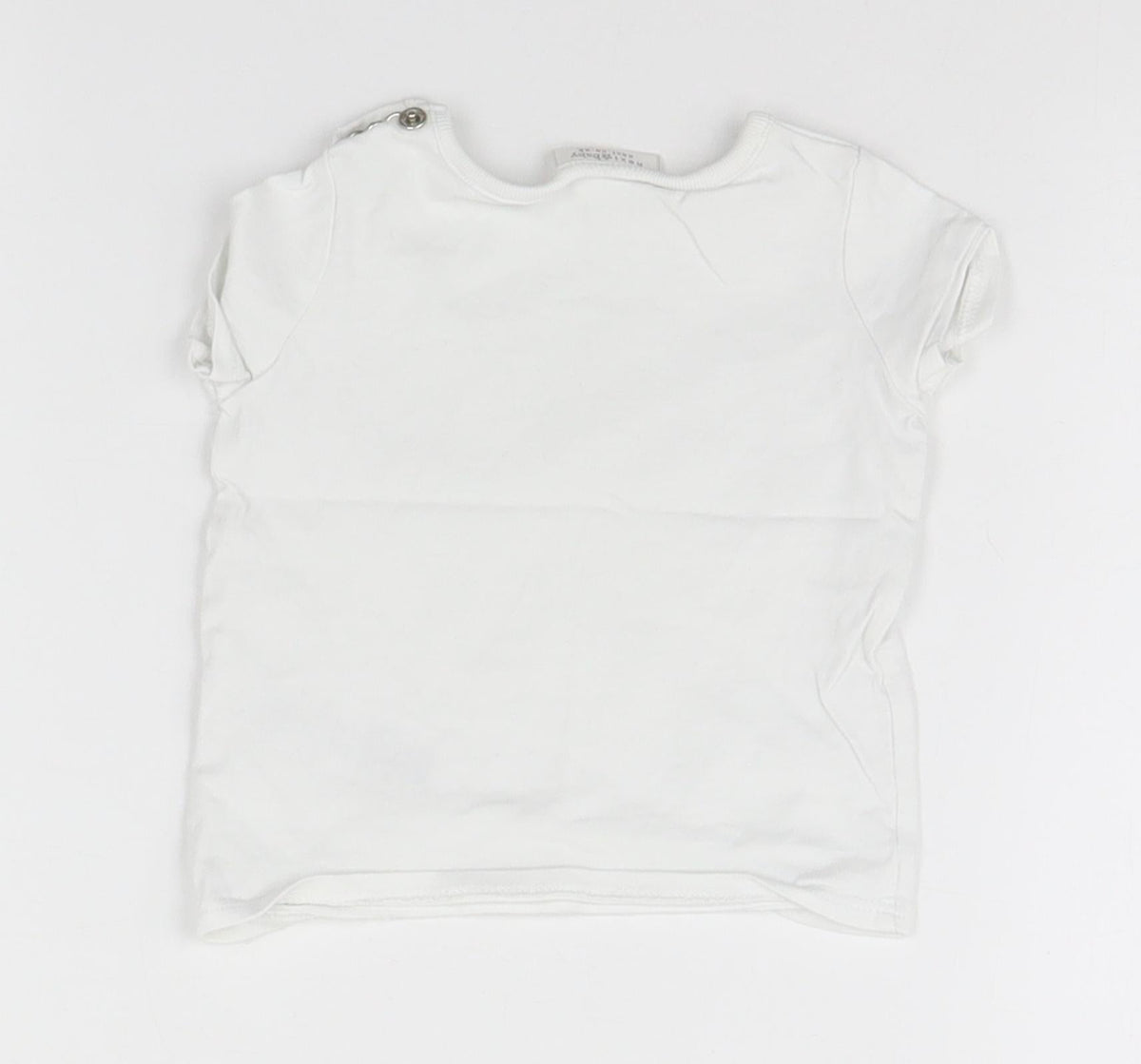 Back view of Next Baby White Basic T-Shirt Size Newborn - Elephant