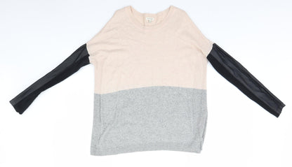 Womens UK Size 8 River Island Beige Pullover Jumper
