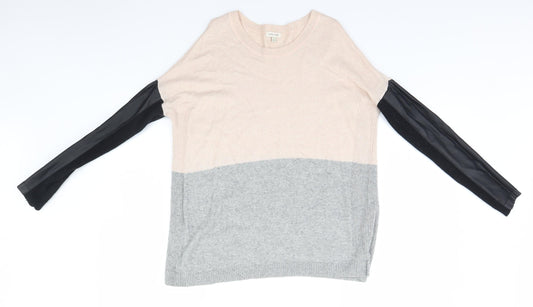 Womens UK Size 8 River Island Beige Pullover Jumper