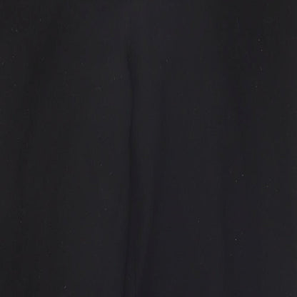 Womens UK Size 8 Papaya Regular Fit  Black Trousers