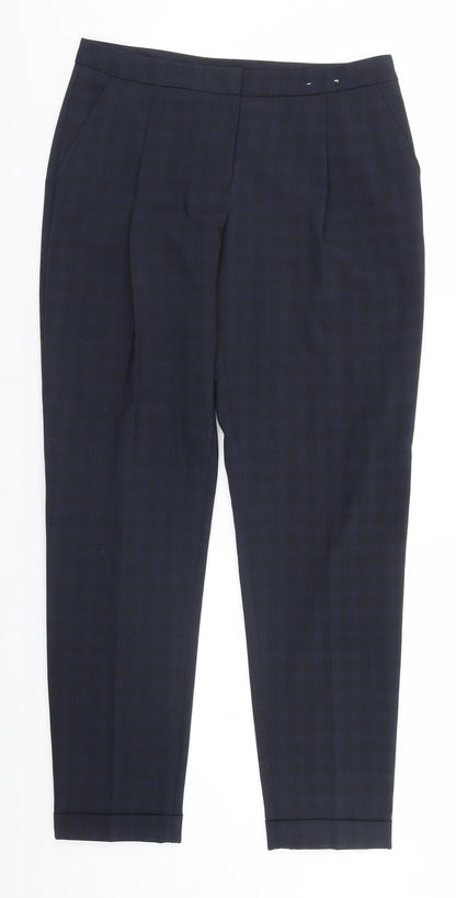 Womens UK Size 8 Dorothy Perkins Regular Fit  Blue Trousers