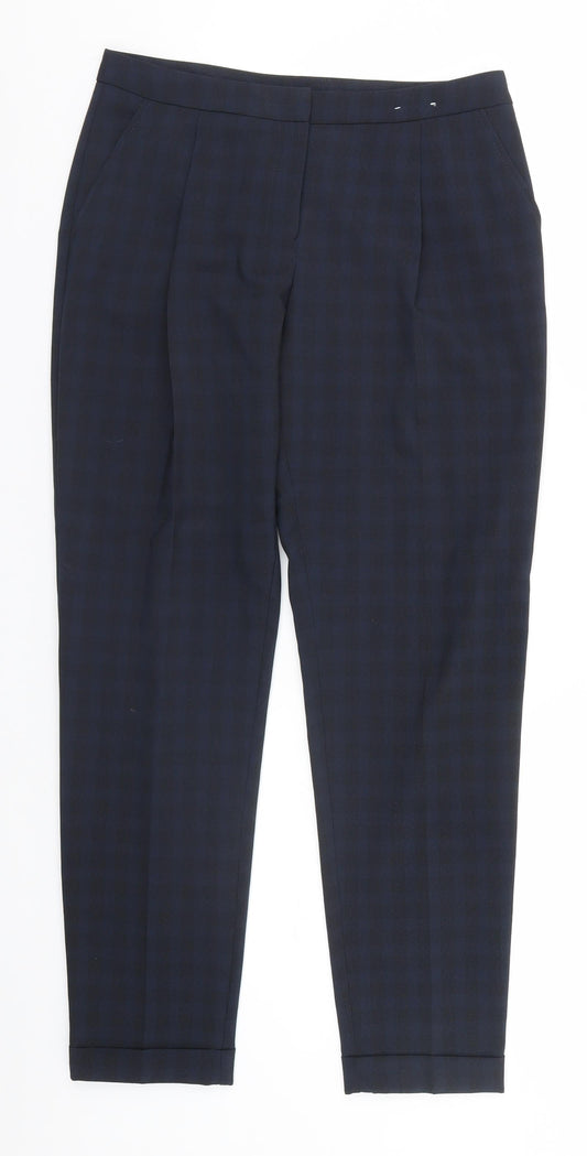 Womens UK Size 8 Dorothy Perkins Regular Fit  Blue Trousers