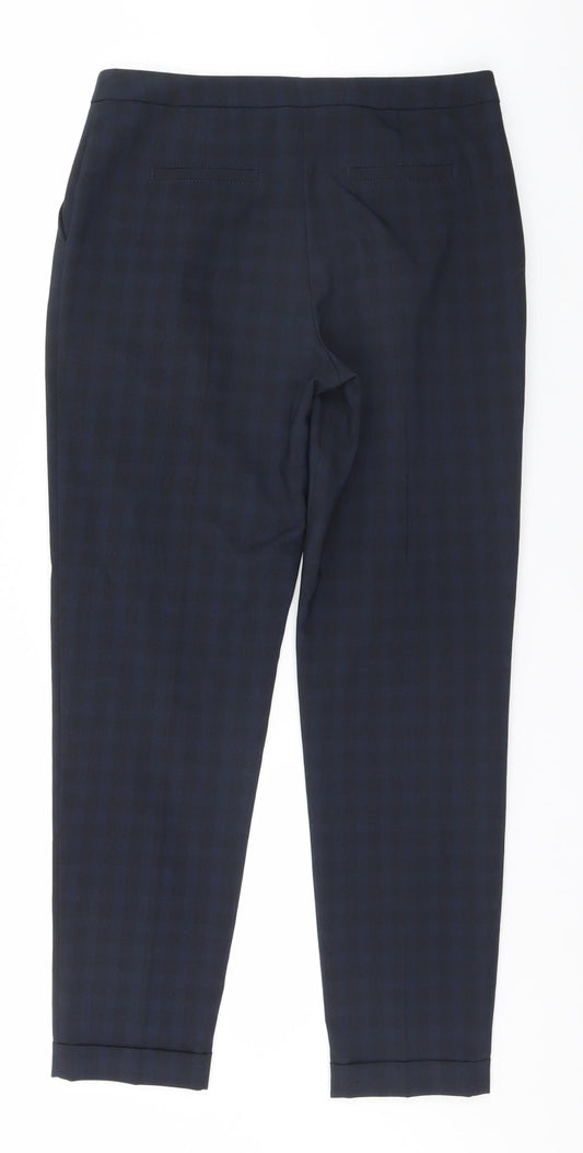 Womens UK Size 8 Dorothy Perkins Regular Fit  Blue Trousers