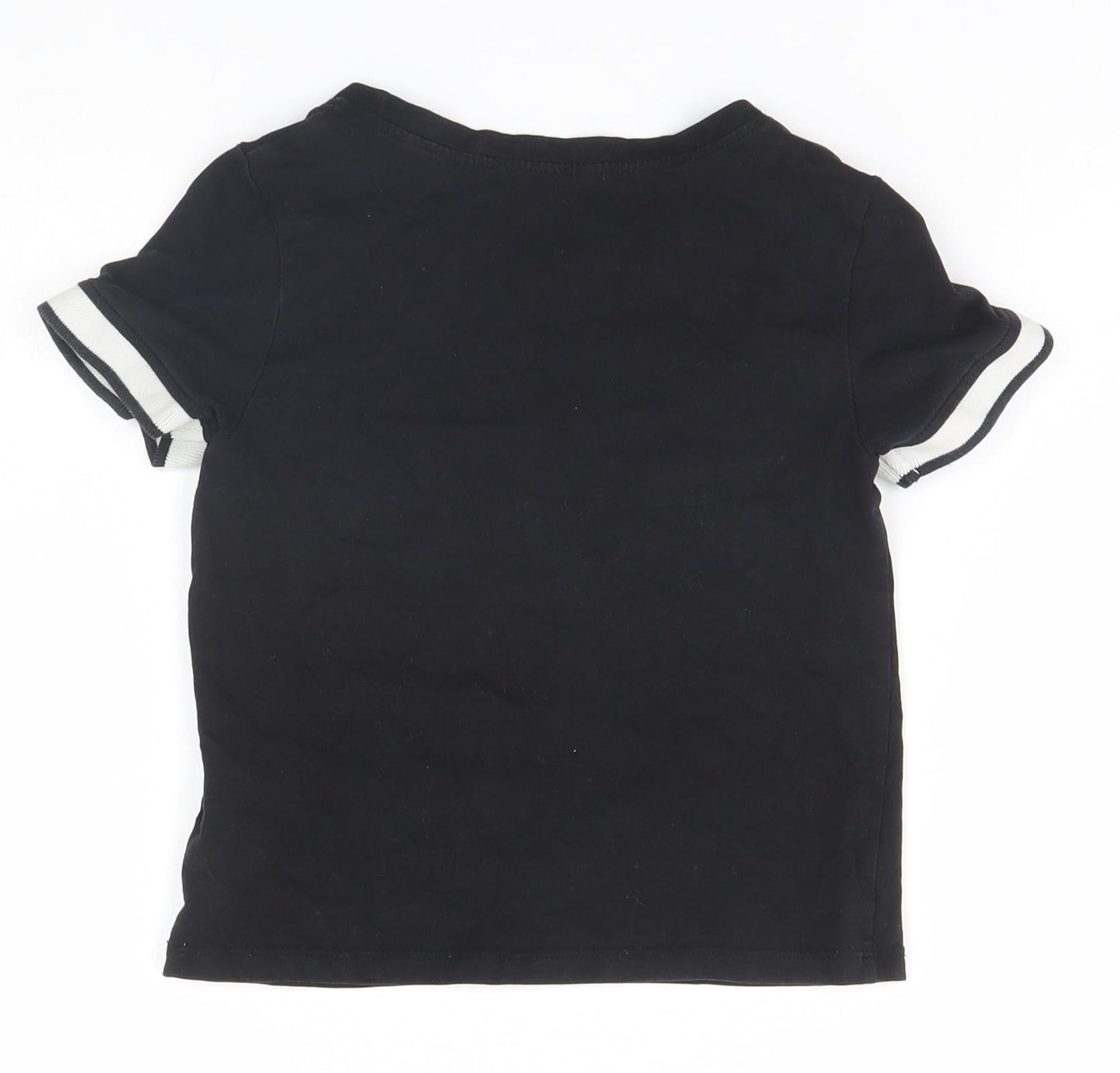 H&M Boys Black   Basic T-Shirt Size 9-10 Years
