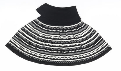 Womens UK Size 6 Atmosphere Black Wrap Jumper