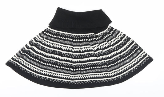 Womens UK Size 6 Atmosphere Black Wrap Jumper