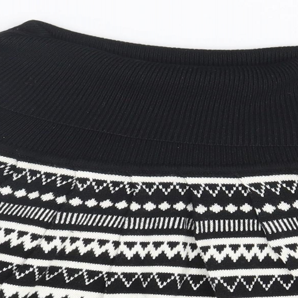 Womens UK Size 6 Atmosphere Black Wrap Jumper