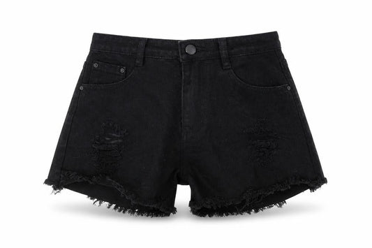 Womens UK Size S SheIn Regular Fit Cut-Off Shorts